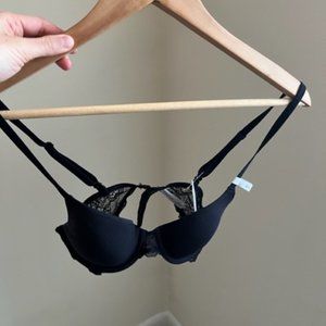 Black Bra, with Lace backing